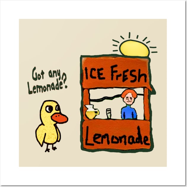 lemonade stand Wall Art by world radio 50 podcast